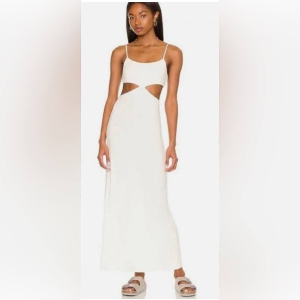 Free People Beach White Cut-Out Dress